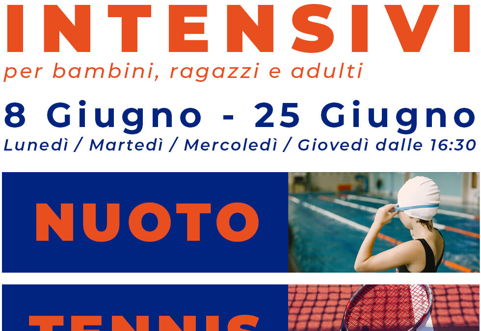 APERTURA ISCRIZIONI CORSI INTENSIVI 2026